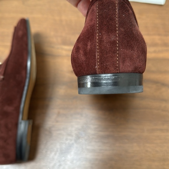 Gucci Brown Suede Horsebit Loafers - Picture 3 of 6